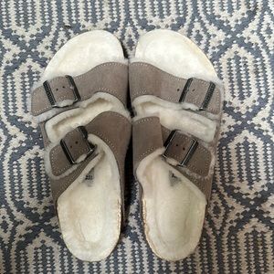 Birkenstock Shearling Suede